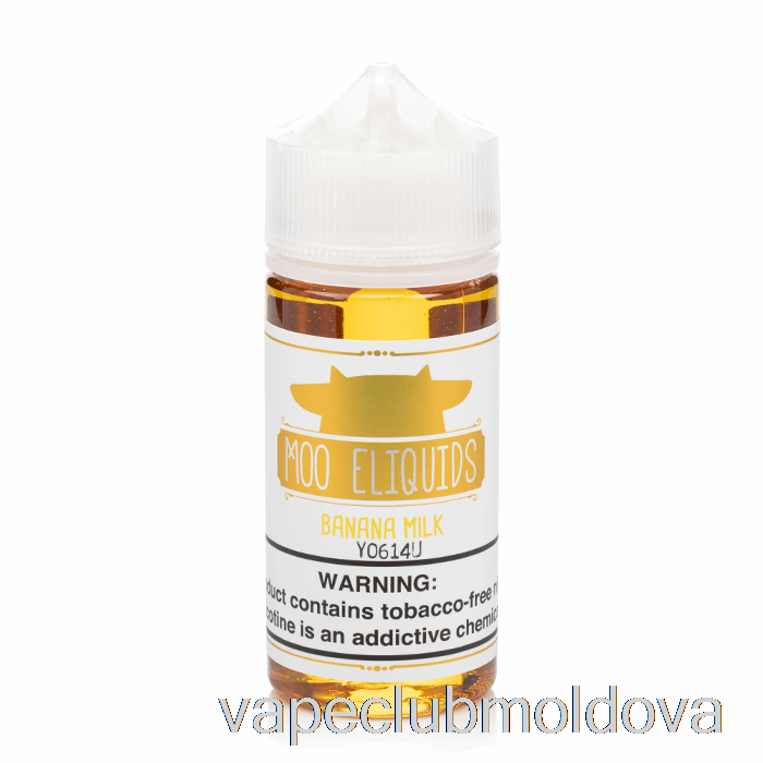 Vape Pod Kit Lapte De Banane - Moo E-lichide - 100ml 0mg